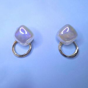 Moonlit Aura Opal Drop Earrings - Image 5