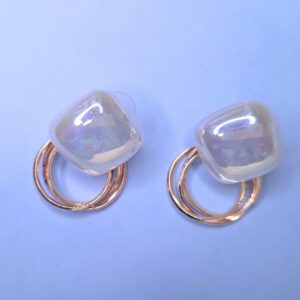 Moonlit Aura Opal Drop Earrings - Image 4