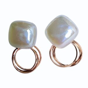 Moonlit Aura Opal Drop Earrings - Image 3