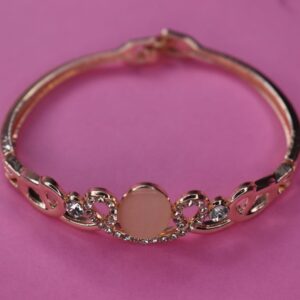 Regal Loop Rose Gold Designer Bracelet - Image 3