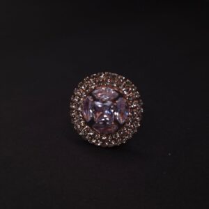 Twilight Bloom Crystal Ring - Image 2