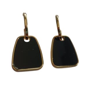 Midnight Elegance Hoop Earrings - Image 5