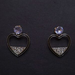 Crystal Heart Elegance Earrings - Image 3