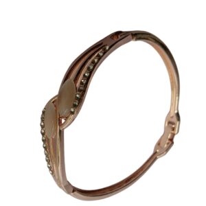 Elegance Wave Rose Gold Designer Bracelet - Image 3