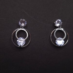 Radiant Crystal Halo Earrings - Image 4
