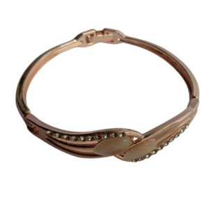 Elegance Wave Rose Gold Designer Bracelet - Image 1