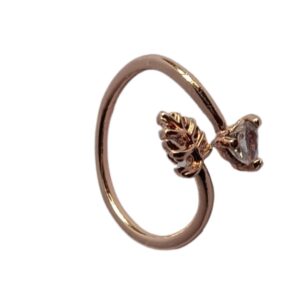 Rosebud Whisper Adjustable Ring - Image 1