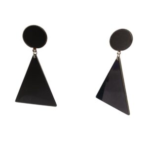 Midnight Geo Drop Earrings - Image 1
