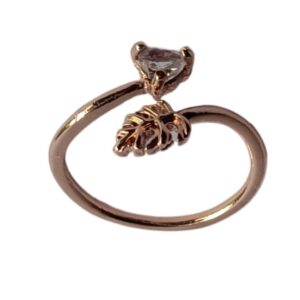 Rosebud Whisper Adjustable Ring - Image 3