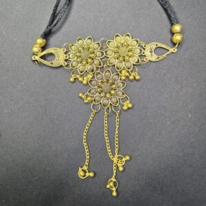 Meher Antique Floral Pendant Necklace - Image 1