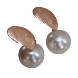 Classic Pearl Drop Elegance Earrings - Image 3