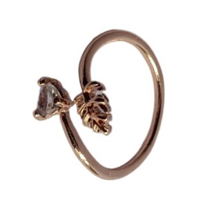 Rosebud Whisper Adjustable Ring - Image 2
