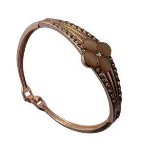 Blossom Charm Rose Gold Floral Bracelet - Image 3