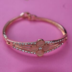 Blossom Charm Rose Gold Floral Bracelet - Image 2