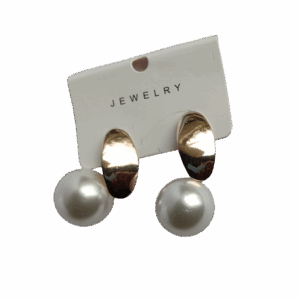 Elegant Pearl Drop Earrings - Image 1