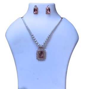 Rose Royale Pearl Necklace Set - Image 1