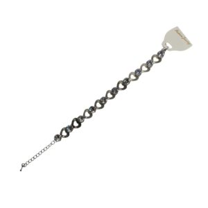 Sparkling Heart Link Crystal Bracelet - Image 1