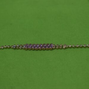 Luxe Radiance Crystal Chain Bracelet - Image 3