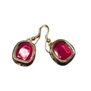 Royal Rouge Classic Drop Earrings - Image 1