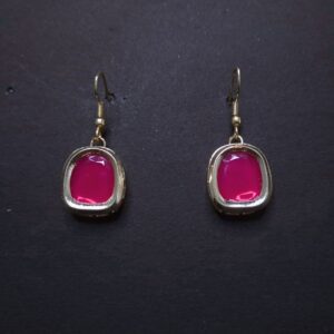 Royal Rouge Classic Drop Earrings - Image 2
