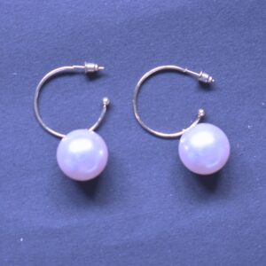Elegant Bloom Ceramic Earrings - Image 2