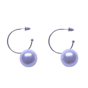 Elegant Bloom Ceramic Earrings - Image 1