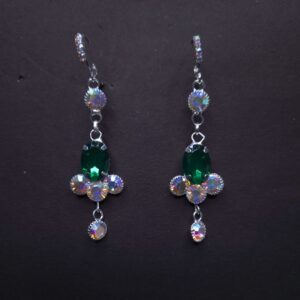 Emerald Radiance Hologlow Earrings - Image 6
