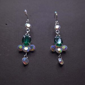 Emerald Radiance Hologlow Earrings - Image 3