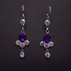 Amethyst Aura Hologlow Earrings - Image 4