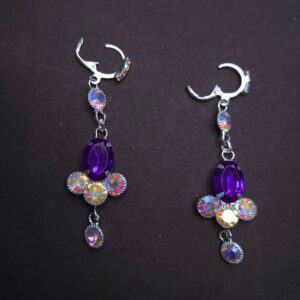 Amethyst Aura Hologlow Earrings - Image 2