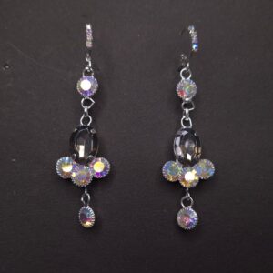 Galaxy Gleam Sparkling Drop Earrings - Image 1