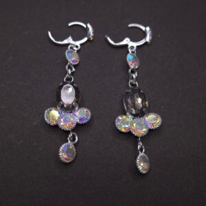 Galaxy Gleam Sparkling Drop Earrings - Image 2