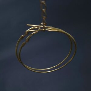 Luxe Loop Gold Hoop Earrings - Image 1
