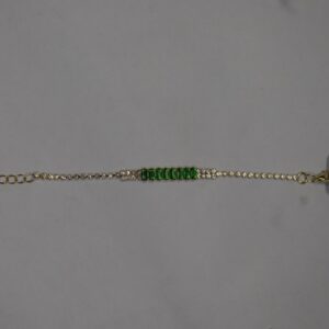 Emerald Shine Gold Crystal Bracelet - Image 2
