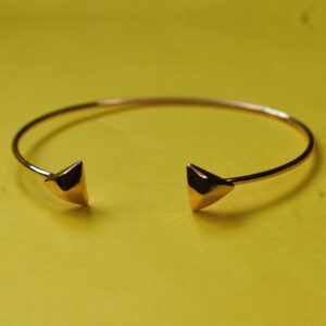 Elegant Pyramid Cuff Bracelet - Image 2