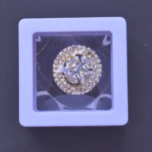 Royal Radiance Crystal Statement Ring - Image 2