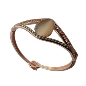 Teardrop Radiance Rose Gold Designer Bracelet - Image 2