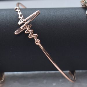 Pulse Rhythm Cuff Bracelet - Image 2