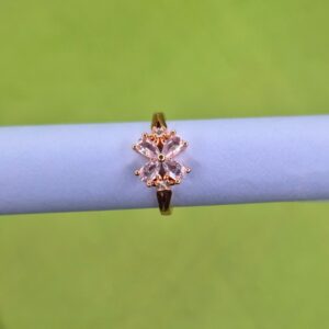 Blossom Glow Gold Petal Ring - Image 1