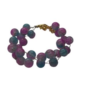 Cotton Candy Aura Beaded Bracelet - Image 4
