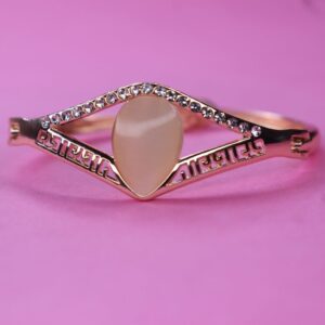 Teardrop Radiance Rose Gold Designer Bracelet - Image 3