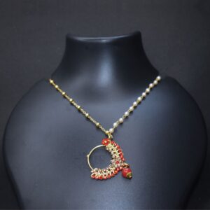 Royal Radiance Red & Gold Mangalsutra - Image 1