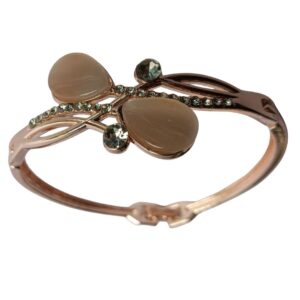 Blossom Dew Drop Rose Gold Bracelet - Image 2