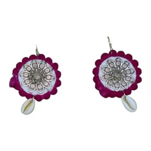 Rani MirrorBloom Tribal Thread Necklace Set - Image 3