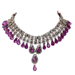 Royal Amara Ruby Choker Set - Image 1